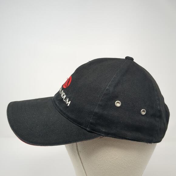 Carborundum Strapback Baseball Cap Black One Size Adjustable Embroidered - Picture 3 of 9